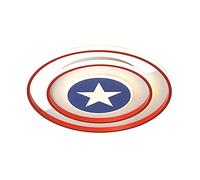 HELCEKOU Plafonnier LED, Lampe de Chambre d'enfant Marvel Captain America Shield Wall Star Night pour Chambre d'enfant