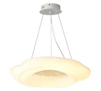 HELCEKOU Plafonnier LED style crème pour chambres d'enfants - Lustre design wabi-sabi pour chambres de garçons et de filles, salons, salles à manger - Décoration lumineuse artistique (B,Ch