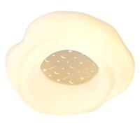 HELCEKOU Plafonnier LED style crème pour chambres d'enfants - Lustre design wabi-sabi pour chambres de garçons et de filles, salons, salles à manger - Décoration lumineuse artistique (B,Ce)