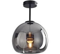 HELCEKOU Plafonnier Moderne Minimaliste rétro en cuivre et Verre - Lustre Nordique Luxueux pour Chambre, Cuisine, Salon, Couloir, vestiaire, Restaurant - Lampe créative de Style américain