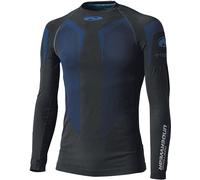 Held 3D Skin Cool Top Chemise fonctionnelle, noir/bleu, Taille M