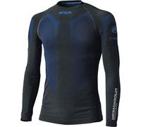Held 3D-Skin Cool Top, femmes manches longues t-shirt fonctionne XXL Noir/Bleu Noir/Bleu