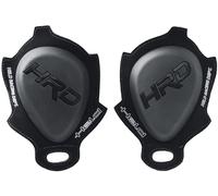 Held Action Slider Curseurs de genou, noir pour femmes