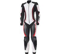 Held Ayana 3 Combinaison en cuir de moto 1 pièce pour femmes, noir-blanc-rouge, taille 34