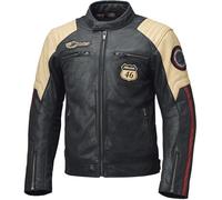 Held Baker 2, veste en cuir 64 Noir/Beige/Rouge Foncé Noir/Beige/Rouge Foncé