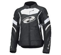 Held Baxley Top imperméable dames moto textile veste, noir-blanc, taille XS pour femmes