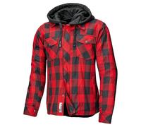 Held Lumberjack II, chemise/veste textile L Noir/Rouge Noir/Rouge