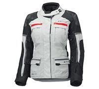 Held Carese 3 Top Veste de moto pour femme e protection AA, certifiée EN 17092 - Veste de protection D3O Level2 - Membrane Gore-Tex 100% imperméable, coupe-vent, respirante - Gris/noir