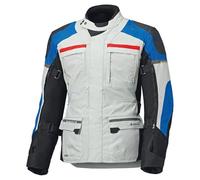 Held Carese 3 Top Veste de moto pour homme e protection AA, certifiée EN 17092 - Veste de protection D3O Level 2 - Membrane Gore-Tex 100% imperméable, coupe-vent, respirante - Gris/bleu