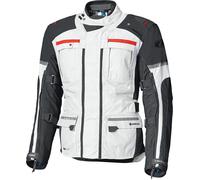Held Carese Evo GTX Veste textile de moto de dames, gris-rouge, taille M pour femmes