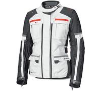 Held Carese Evo GTX Veste textile de moto de dames, Gris clair/rouge, Taille XXL
