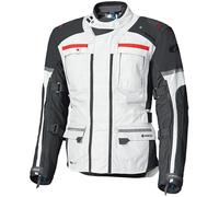 Held Carese Evo GTX Veste textile de moto, Gris clair/rouge, Taille M