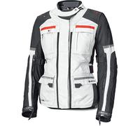 Held Carese Evo, veste textile femme Gore-Tex L Gris Clair/Noir/Rouge Gris Clair/Noir/Rouge