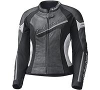 Held Debbie II Blouson en cuir de moto perforé pour femmes, Noir/Blanc, Taille 44