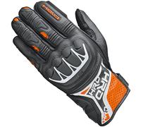 Held Kakuda Gants de moto, noir-orange, taille XL pour homme