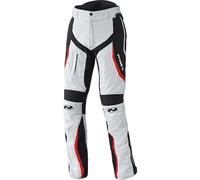 Held Link Pantalon textile de moto, grau/rot, L