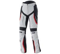 Held Link Pantalon textile de moto, Gris/Rouge, Taille M court