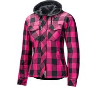 Held Lumberjack II, chemise/veste textile femmes XL Noir/Fuchsia Noir/Fuchsia