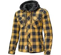 Held Lumberjack II Veste textile de moto, noir-jaune, taille 2XL pour homme