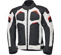 Held Manzano Top veste textile de moto imperméable, Blanc/Noir/Rouge, Taille XL