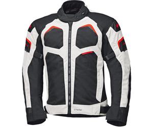 Held Manzano Top veste textile de moto imperméable, Blanc/Noir/Rouge, Taille XL