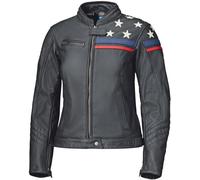 Held Midway Veste en cuir de moto pour dames, noir-blanc, taille 44 pour femmes