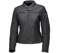 Held Midway Veste en cuir de moto pour dames, noir-gris, taille 38 pour femmes