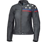 Held Midway, veste en cuir pour femmes 44 Noir/Blanc/Bleu/Rouge Noir/Blanc/Bleu/Rouge