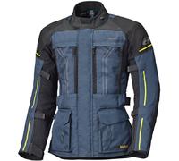 Held Pentland Veste textile de moto imperméable, bleu foncé/jaune, Taille M