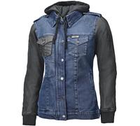 Held Petrol Veste textile de moto pour dames, noir-bleu, taille L pour femmes