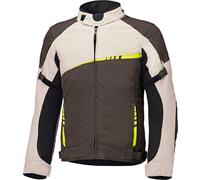 Held Renegade 2, veste textile imperméable L Marron Foncé/Beige/Jaune Néon Marron Foncé/Beige/Jaune Néon