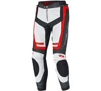 Held Rocket 3.0 Pantalon de moto en cuir, blanc-rouge, taille 50 pour homme