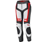 Held Rocket 3.0 Pantalon en cuir de moto pour femmes, Blanc/Rouge, Taille 44