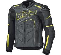 Held Safer 2, veste en cuir 50 Noir/Jaune Néon Noir/Jaune Néon