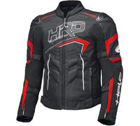 Held Safer SRX Veste textile moto, noir-blanc-rouge, taille L pour homme