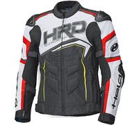 Held Safer SRX Veste textile moto, Noir/Rouge/Blanc, Taille Long XL