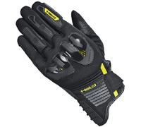 Held Sambia 2 Gants de moto, noir/jaune, Taille 8