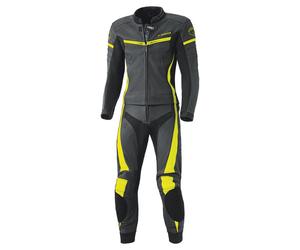 HELD Spire combinaison cuir 2 pièces noir-jaune fluo 62