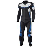 Held Spire Costume en cuir de moto de deux pièces, noir/bleu, Taille 50