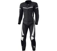 Held Spire Costume en cuir de moto deux pièces pour femmes, Noir/Blanc, Taille 76
