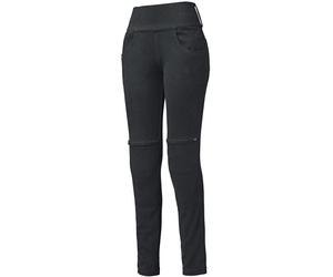 Held Stienna Leggings de moto pour femmes, noir, Taille M court