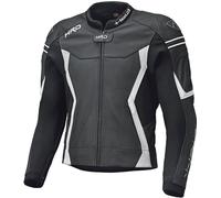 Held Street 3.0 Veste de moto en cuir, Noir/Blanc, Taille 48