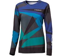 Held Style Skin 2, chemise fonctionnelle femme M Noir/Bleu/Vert Noir/Bleu/Vert