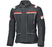 Held Tourino Top Veste textile de moto imperméable, noir-rouge, taille L pour homme