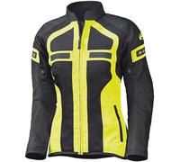 Held Tropic 3.0 Veste textile de moto en maille pour dames, noir/jaune, Taille M