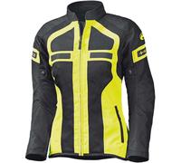 Held Tropic 3.0 Veste textile de moto en maille pour dames, noir/jaune, Taille XS