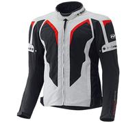 HELD Zelda veste textile gris-rouge L