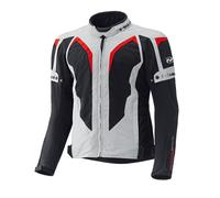 Held Zelda Veste textile de moto, gris-rouge, taille 4XL pour homme