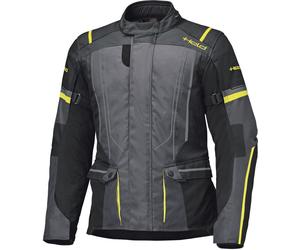 Held Zorro ST Veste textile de moto imperméable, noir/jaune, Taille XL