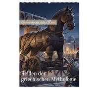 Helden der griechischen Mythologie (Wandkalender 2027 DIN A2 hoch), CALVENDO Monatskalender: Spannender als jeder Krimi